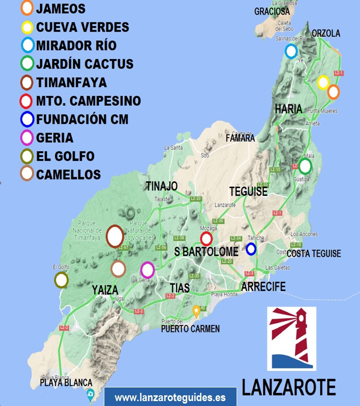 Guía de Lanzarote - Información y Turismo - Lanzaroteguides